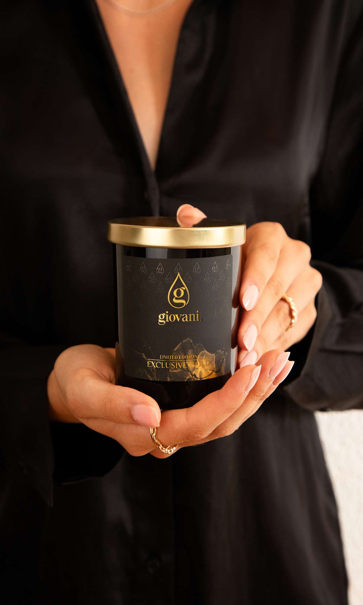 Exclusive Gold Świeca Giovani pachnąca perfumami